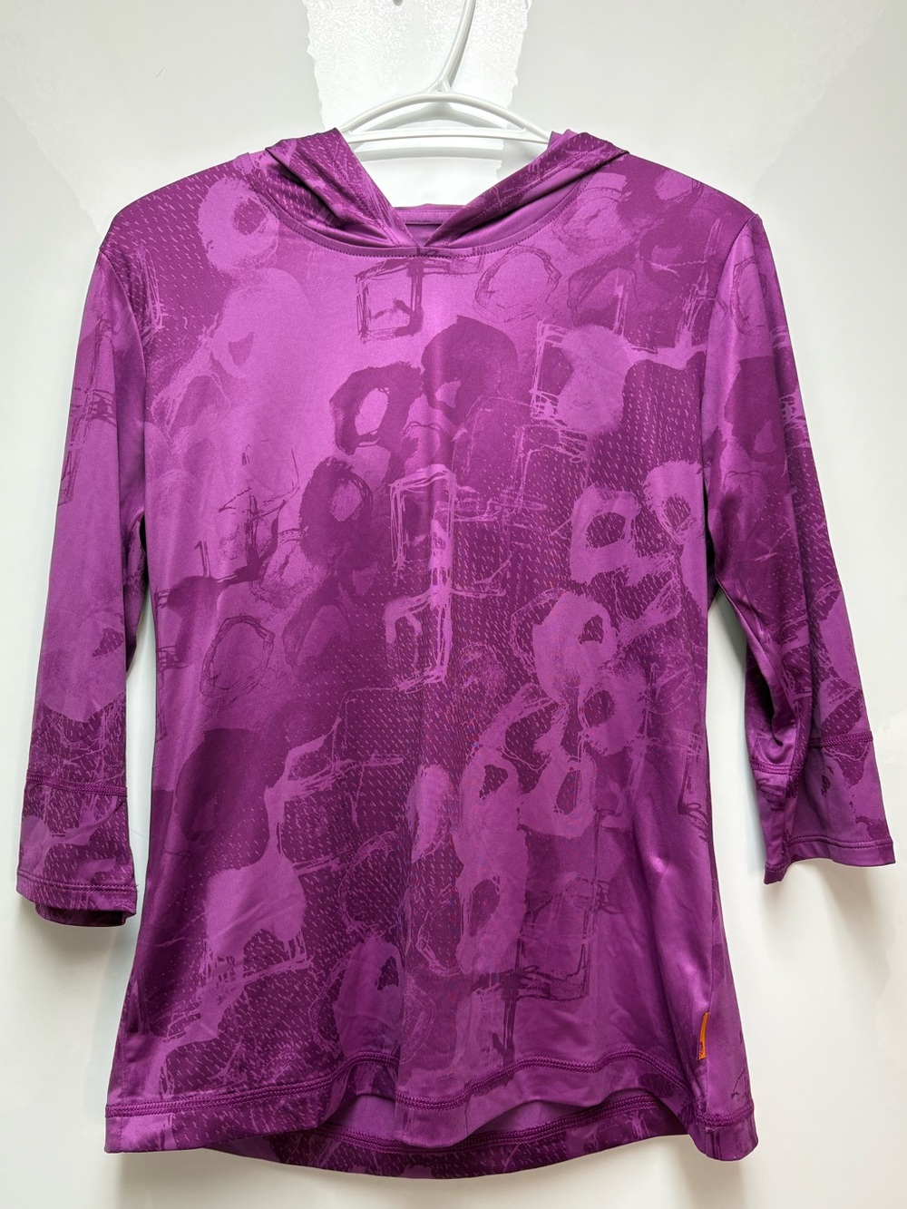Mountain Hardwear Nambia 3/4 Sleeve Pullover Sun Hoodie Purple Women’s Medium